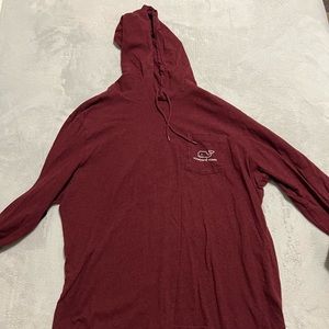 Hooded Long Sleeve Vineyard Vines Shirt